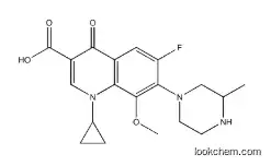 1-Cyclopropyl-6-fluoro-1,4-dihydro-8-methoxy-7-(3-methyl-1-piperazinyl)-4-oxo-3-quinolinecarboxylic acid