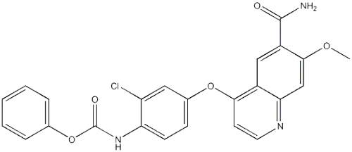 phenyl (4-((6-carbamoyl-7-methoxyquinolin-4-yl)oxy)-2-chlorophenyl)carbamate/ LIDE PHARMA- Factory supply / Best price