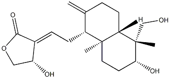 ent-(3β,12E,14R)-3,14,19-Trihydroxy-8(17),12-labdadien-16,15-olideCAS NO.:5508-58-7