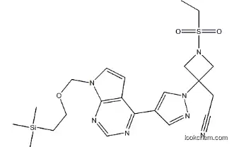 Lower Price 2-(1-(Ethylsulfonyl)-3-(4-(7-((2-(Trimethylsilyl)ethoxy)methyl)-7H-Pyrrolo[2,3-d]pyrimidin-4-yl)-pyrazol-1-yl)azetidin-3-yl)acetonitrile