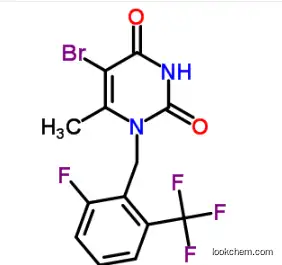 High Quality 5-Bromo-1-(2-Fluoro-6-Trifluoromethyl-Benzyl)-6-Methyl-1H-Pyrimidine-2,4-Dione