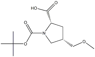 (2S，4S)-1-(tert-Butoxycarbonyl)-4-(methoxymethyl)pyrrolidine-2-carboxylic acid