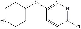 3-Chloro-6-(4-piperidyloxy)pyridazineCAS NO.: 1185536-63-3