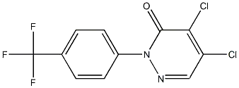 4,5-DICHLORO-2-[4-(TRIFLUOROMETHYL)PHENYL]PYRIDAZIN-3(2H)-ONECAS NO.: 62436-07-1