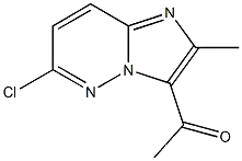 1-(6-CHLORO-2-METHYLIMIDAZO[1,2-B]PYRIDAZIN-3-YL)-ETHANONECAS NO.: 90734-73-9