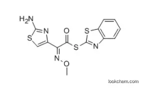 S-2-Benzothiazolyl 2-amino-alpha-(methoxyimino)-4-thiazolethiolacetate