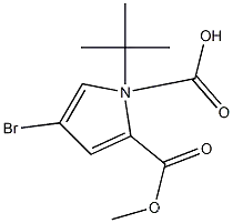 1-(tert-Butyl) 2-methyl 4-bromo-1H-pyrrole-1,2-dicarboxylateCAS NO.: 156237-78-4