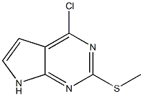 4-Chloro-2-(methylthio)-7H-pyrrolo[2，3-d]pyrimidine