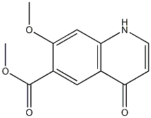 Methyl 7-Methoxy-4-oxo-1,4-dihydroquinoline-6-carboxylate CAS NO.: 205448-65-3