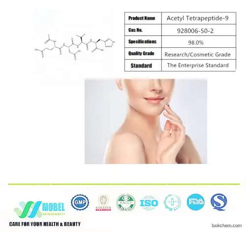 Factory price Anti-Wrinkle Anti-Aging Acetyl Tetrapeptide-9/Dermican CAS 928006-50-2 Free Shipping