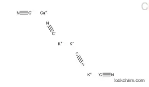 tripotassium tetra(cyano-C)cuprate(3-)