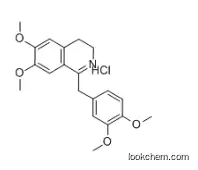 1-(3,4-dimethoxybenzyl)-3,4-dihydro-6,7-dimethoxyisoquinolinium chloride