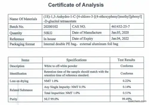 [(2R,3R,4R,5S,6S)-3,4,5-tris(acetyloxy)-6-{4-chloro-3-[(4-ethoxyphenyl)methyl]phenyl}oxan-2-yl]methyl acetate for Dapagliflozin