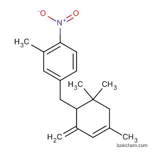 Benzene,  2-methyl-1-nitro-4-[(4,6,6-trimethyl-2-methylene-3-cyclohexen-1-yl)meth  yl]-