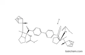 N,N'-[[1,1'-Biphenyl]-4,4'-diylbis[1H-imidazole-5,2-diyl-(2S)-2,1-pyrrolidinediyl[(1S)-1-(1-methylethyl)-2-oxo-2,1-ethanediyl]]]biscarbamic acid dimethyl ester hydrochloride