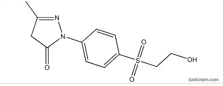 2,4-dihydro-2-[4-[(2-hydroxyethyl)sulfonyl]phenyl]-5-methyl-3h-pyrazol-3-on