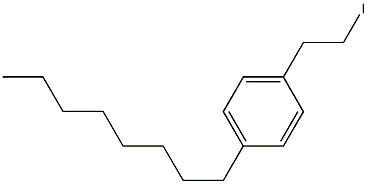 Benzene, 1-(2-iodoethyl)-4-octyl-CAS NO.: 162358-07-8