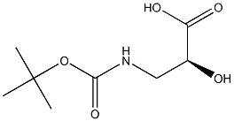 Propanoic acid, 3-[[(1,1-dimethylethoxy)carbonyl]amino]-2-hydroxy-, (2S)- CAS NO.: 52558-24-4