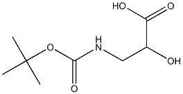 Propanoic acid, 3-[[(1,1-dimethylethoxy)carbonyl]amino]-2-hydroxy- (9CI)CAS NO.: 218916-64-4