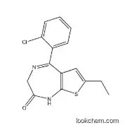 5-(2-Chlorophenyl)-7-ethyl-1,3-dihydro-2H-thieno[2,3-e]-1,4-diazepin-2-one