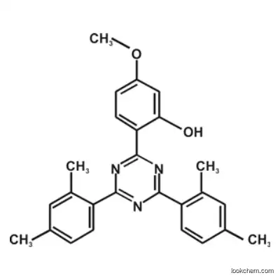 2,4-Bis-(2,4-dimethyl phenyl)-6-(2-hydroxy-4 -methoxyphenyl)-1,3,5-triazine(1820-28-6)