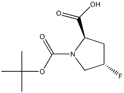 (2R,4S)-1-(tert-butoxycarbonyl)-4-fluoropyrrolidine-2-carboxylic acidCAS NO.: 681128-50-7