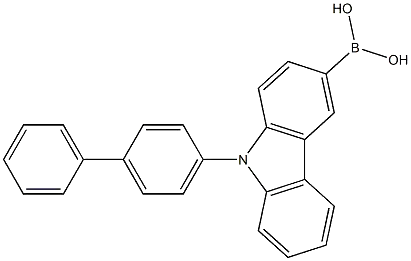 9-(biphenyl-4-yl)-3-boric acid-9H-carbazoleCAS NO.: 1028648-22-7