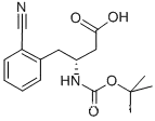 Boc- (R)-3-amino-4-(2-cyanophenyl) butyric acid