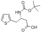 Boc- (R)-3-amino-4-(2-thiophenyl) butyric acid