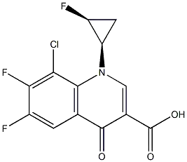 3-Quinolinecarboxylic acid, 8-chloro-6,7-difluoro-1-[(1R,2S)-2-fluorocyclopropyl]-1,4-dihydro-4-oxo- china manufacture