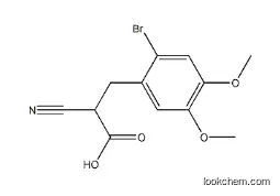 3-(2-Bromo-4,5-dimethoxyphenyl)-2-cyanopropionic Acid