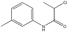 2-CHLORO-N-(3-METHYLPHENYL)PROPANAMIDE CAS NO.: 111057-88-6