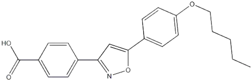 4-(5-(4-(pentyloxy)phenyl)isoxazol-3-yl)benzoic acid / LIDE PHARMA- Factory supply / Best price