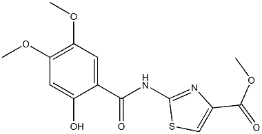 Methyl 2-(2-hydroxy-4,5-diMethoxybenzaMido)thiazole-4-carboxylate CAS NO.: 877997-99-4