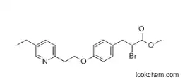 2-Bromo-3-[4-(2-(5-ethyl-2-pyridyl)ethoxy)phenyl]propionic acid methyl ester