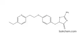 5-{4-[2-(5-Ethyl-2-pyridyl)ethoxy]benzyl}-2-imino-4-thiazolidinone