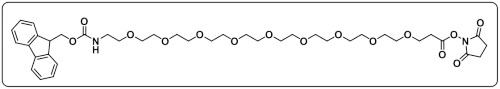 FmocNH-PEG9-NHS ester