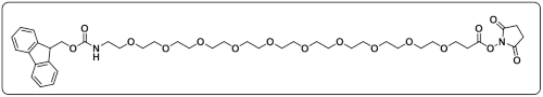 FmocNH-PEG10-NHS ester