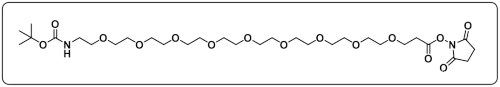 t-Boc-N-amido-PEG9-NHS ester