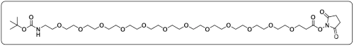 t-Boc-N-amido-PEG12-NHS ester