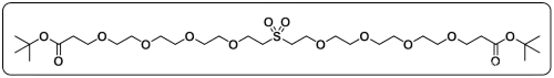 t-Butyloxycarbonyl-PEG4-Sulfone-PEG4-t-butyl ester