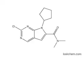 7H-Pyrrolo[2,3-d]pyriMidine-6-carboxaMide, 2-chloro-7-cyclopentyl-N,N-diMethyl-