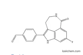 4-(8-fluoro-6-oxo-3,4,5,6-tetrahydro-1H-azepino[5,4,3-cd]indol-2-yl)benzaldehyde