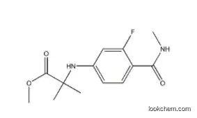 N-[3-Fluoro-4-[(methylamino)carbonyl]phenyl]-2-methylalanine methyl ester