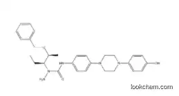 1-((2S,3R)-2-(benzyloxy)pentan-3-yl)-N-(4-(4-(4-hydroxyphenyl)piperazin-1-yl)phenyl)hydrazine-1-carboxamide