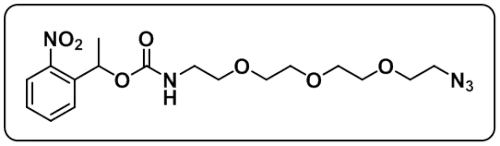 1-(2-nitrophenyl)ethyl (2-(2-(2-(2-azidoethoxy)ethoxy)ethoxy)ethyl)carbamate