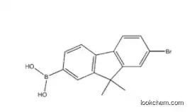 7-BroMo-9,9-diMethylfluoren-2-yl-boronic acid