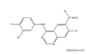 4-Quinazolinamine, N-(3-chloro-4-fluorophenyl)-7-fluoro-6-nitro-