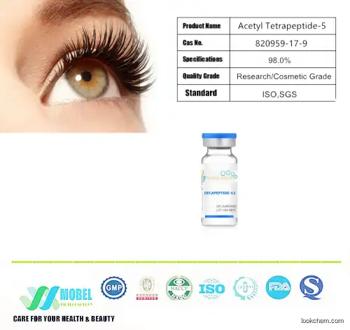 Cosmetic Peptide Acetyl Tetrapeptide-5 CAS 820959-17-9 Eyecare Eyeseryl Free Samples