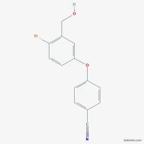 4-(4-bromo-3-(hydroxymethyl)phenoxy)benzonitrile
